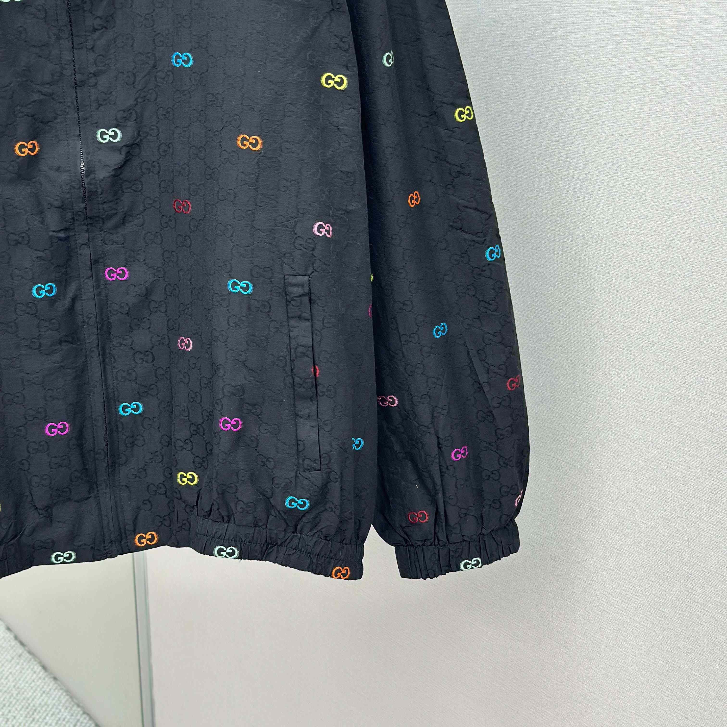 Gucci GG Cotton Ripstop Zip Jacket  - FashionPlug