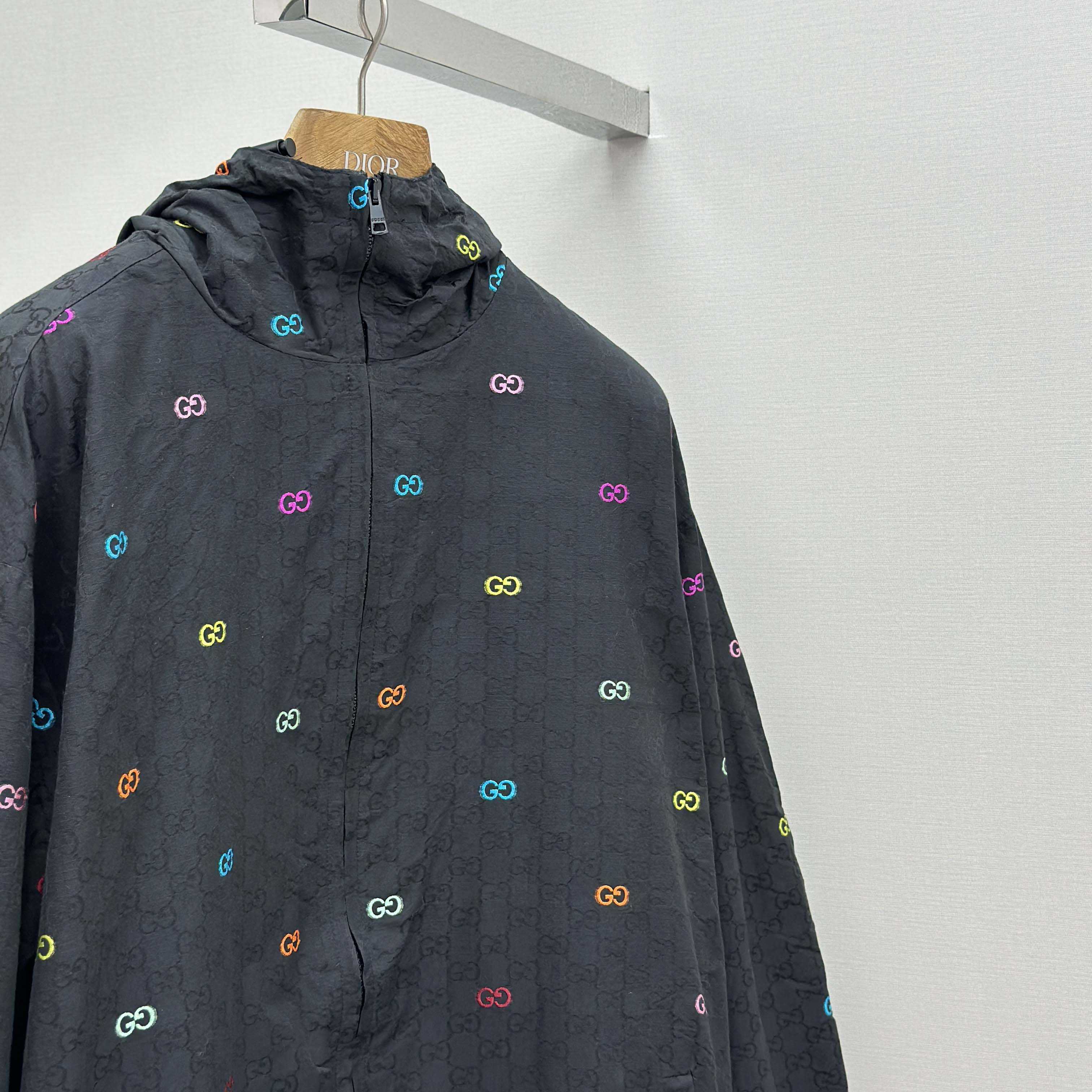 Gucci GG Cotton Ripstop Zip Jacket  - FashionPlug