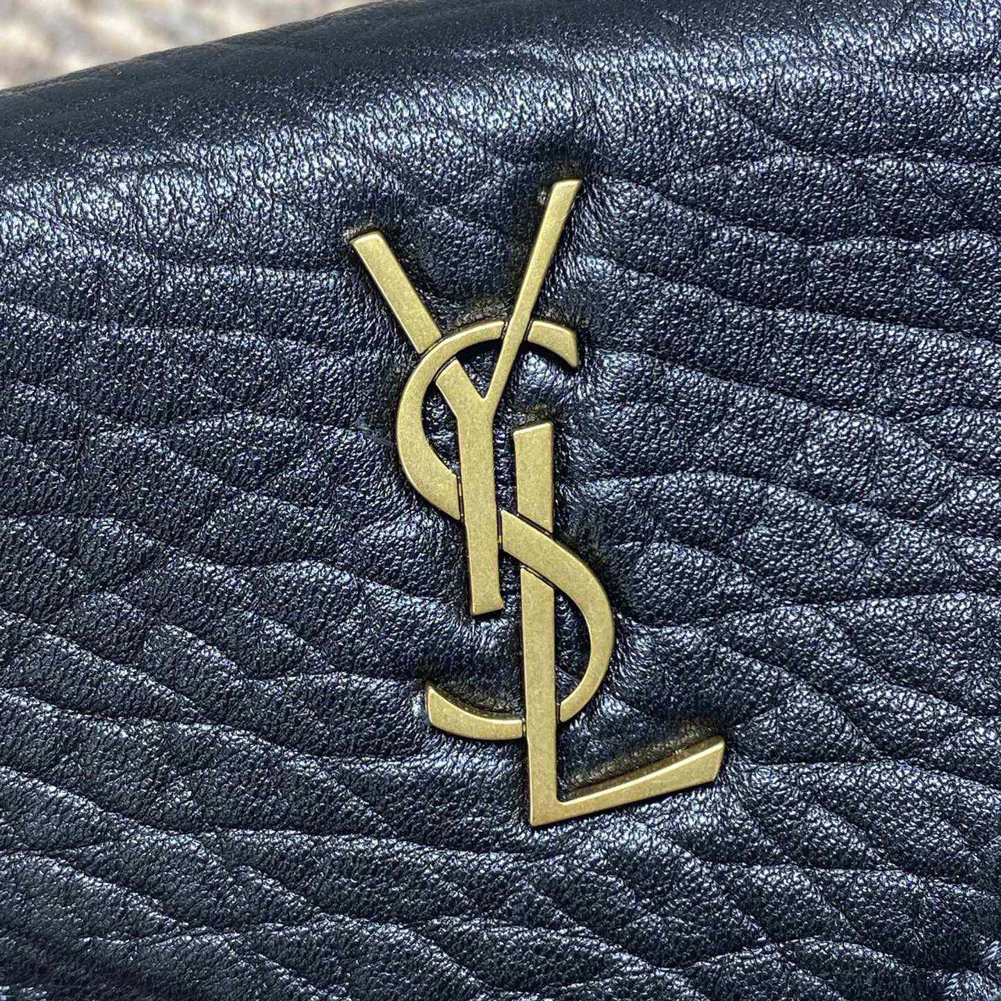 Saint Laurent Cassandre Chain Pouch In Lambskin - FashionPlug