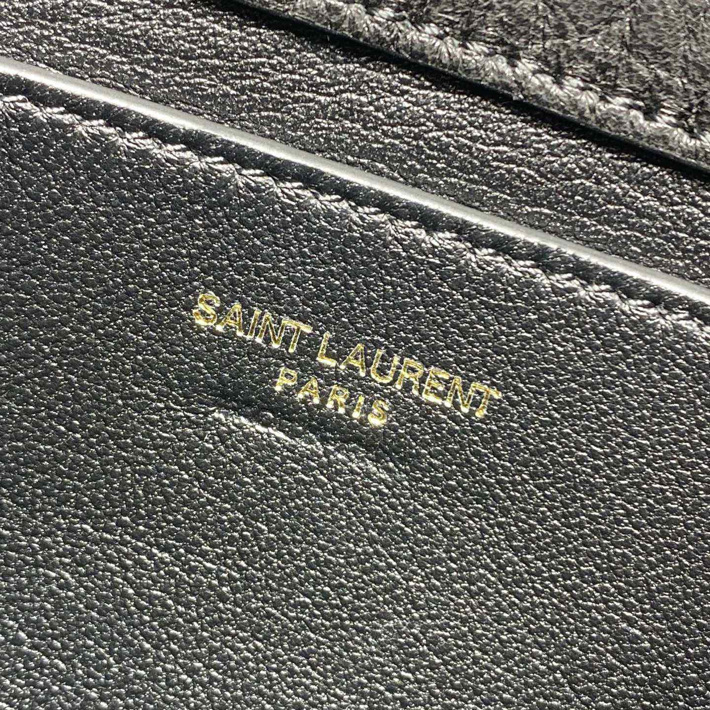 Saint Laurent Cassandre Chain Pouch In Lambskin - FashionPlug