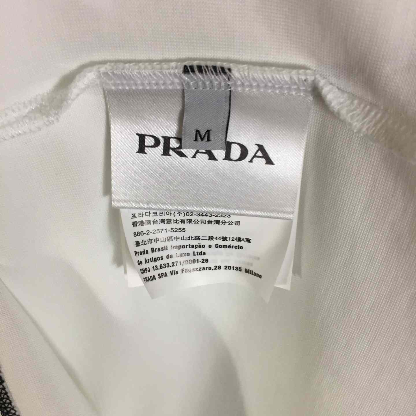 Prada Logo Cotton Tee - FashionPlug