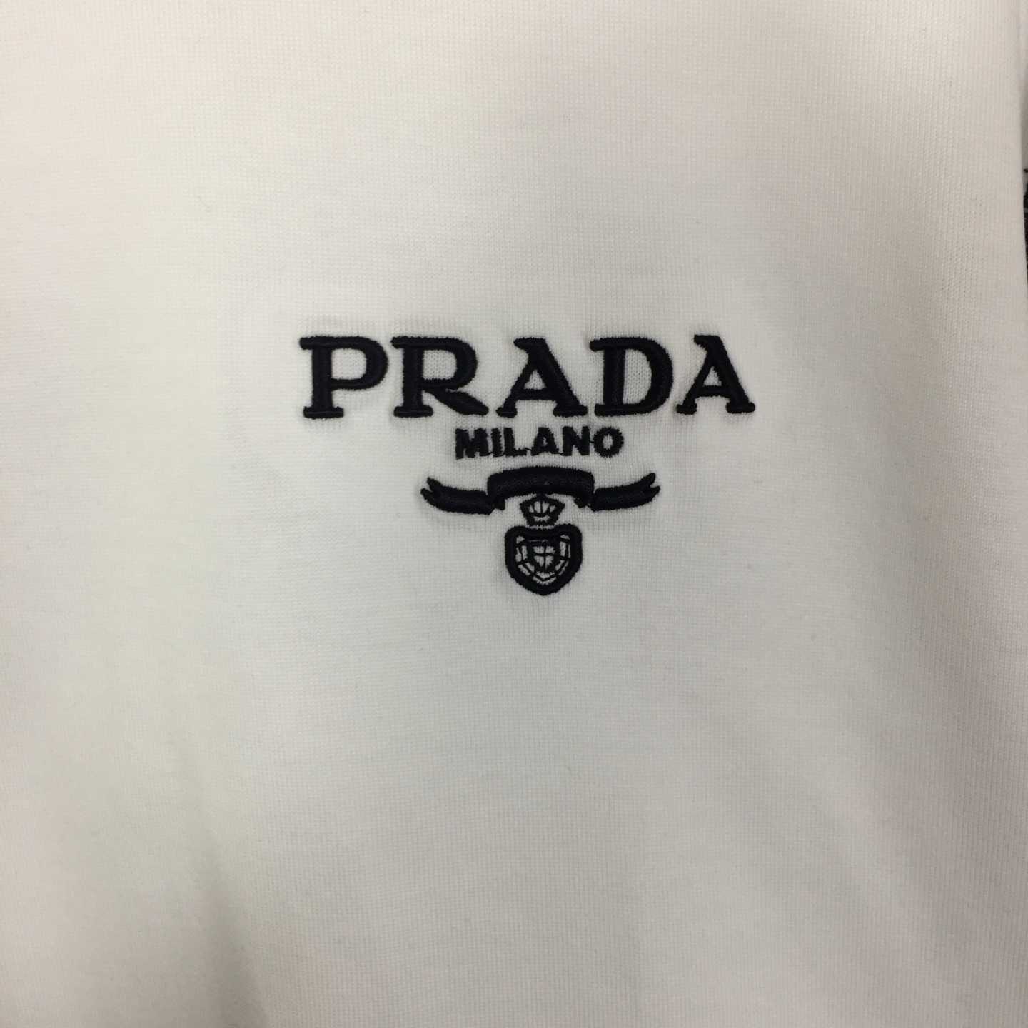 Prada Logo Cotton Tee - FashionPlug