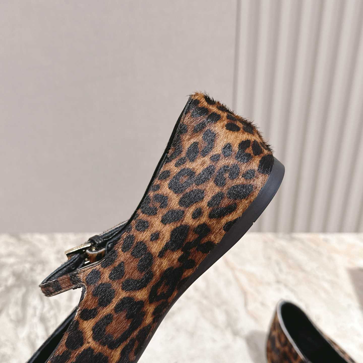 Prada leopard-print Ballerina Shoes - FashionPlug
