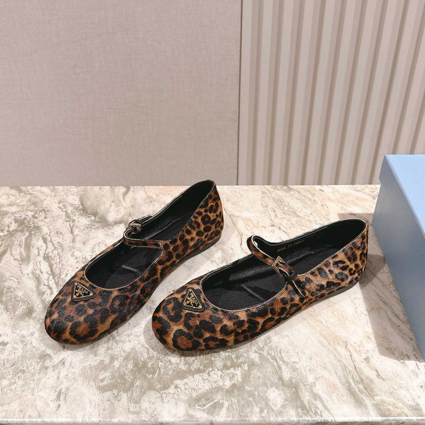 Prada leopard-print Ballerina Shoes - FashionPlug