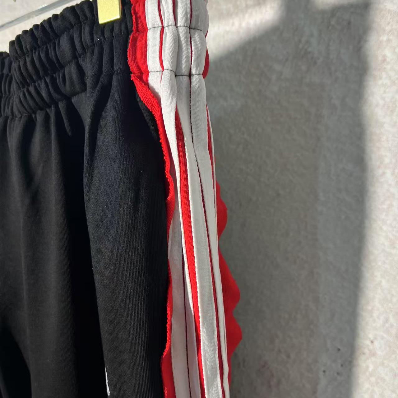 Balenciaga Cut-Up Oversized Sweatpants In Faded Black And White Dry Fleece - FashionPlug