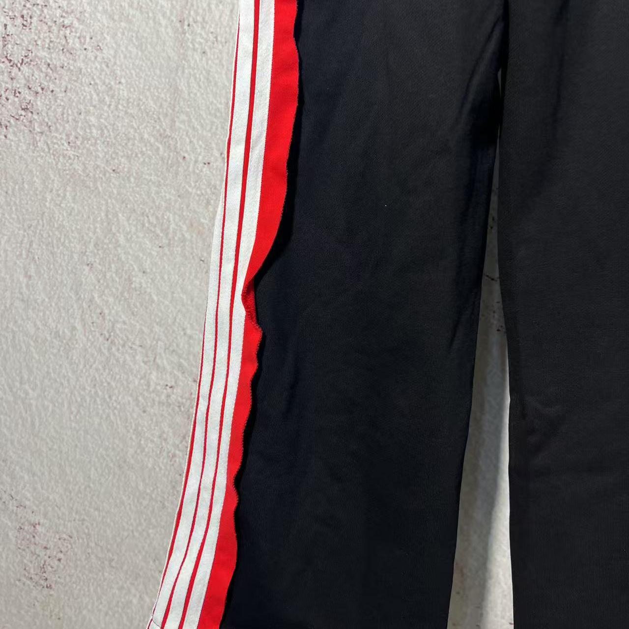 Balenciaga Cut-Up Oversized Sweatpants In Faded Black And White Dry Fleece - FashionPlug