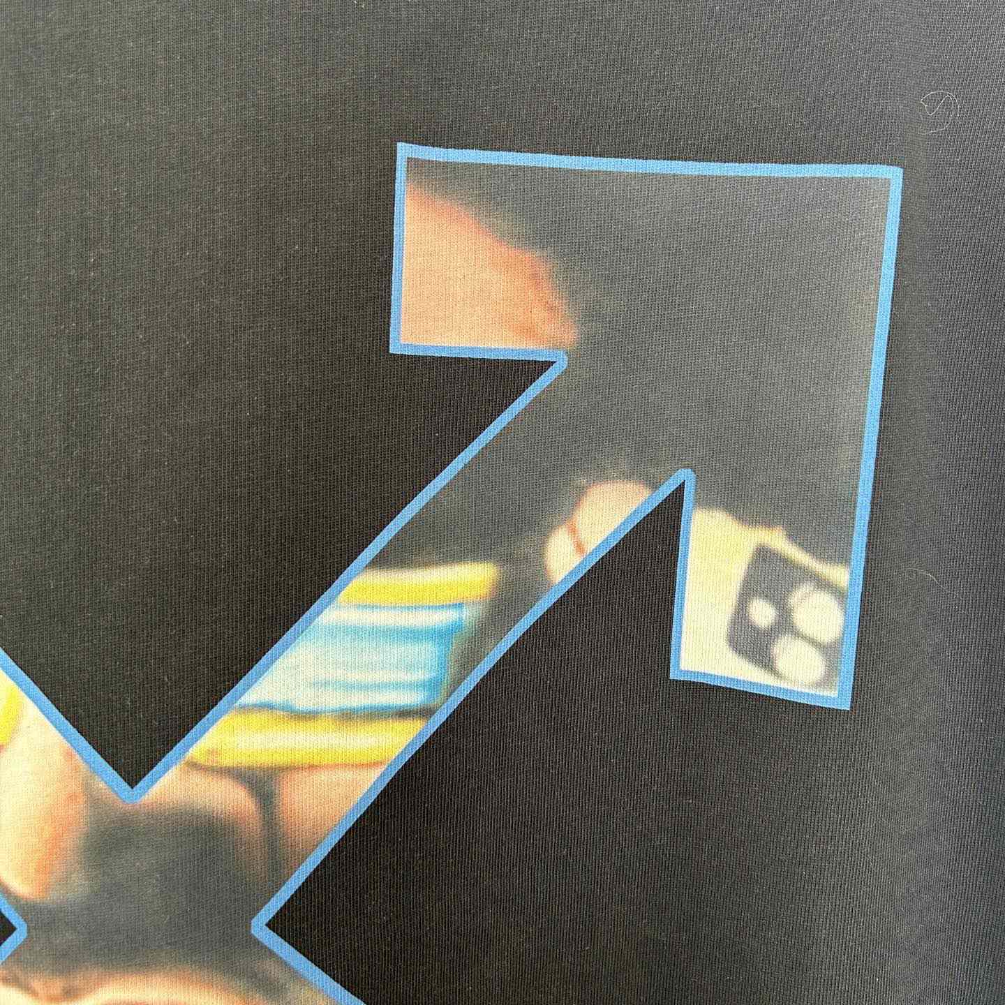 Off-White Black Barber Arrow T-Shirt - FashionPlug