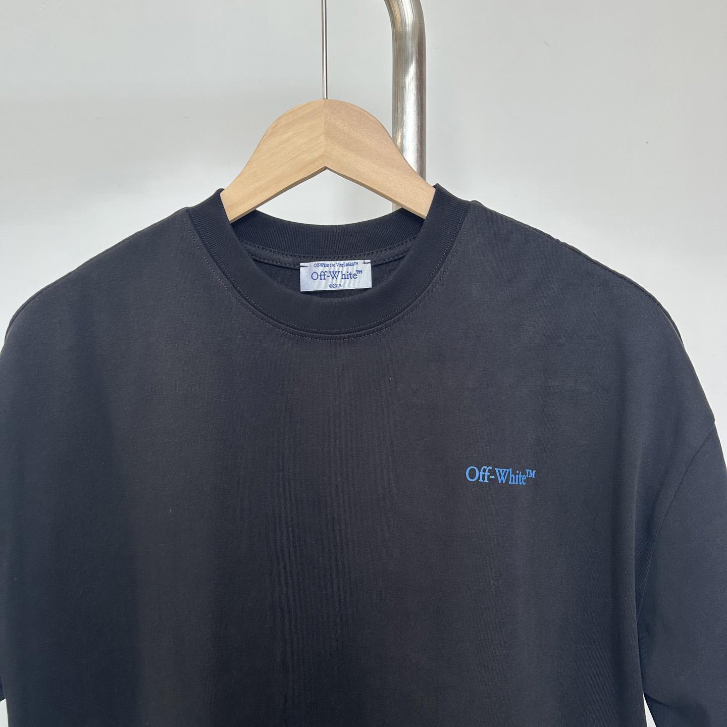 Off-White Black Barber Arrow T-Shirt - FashionPlug