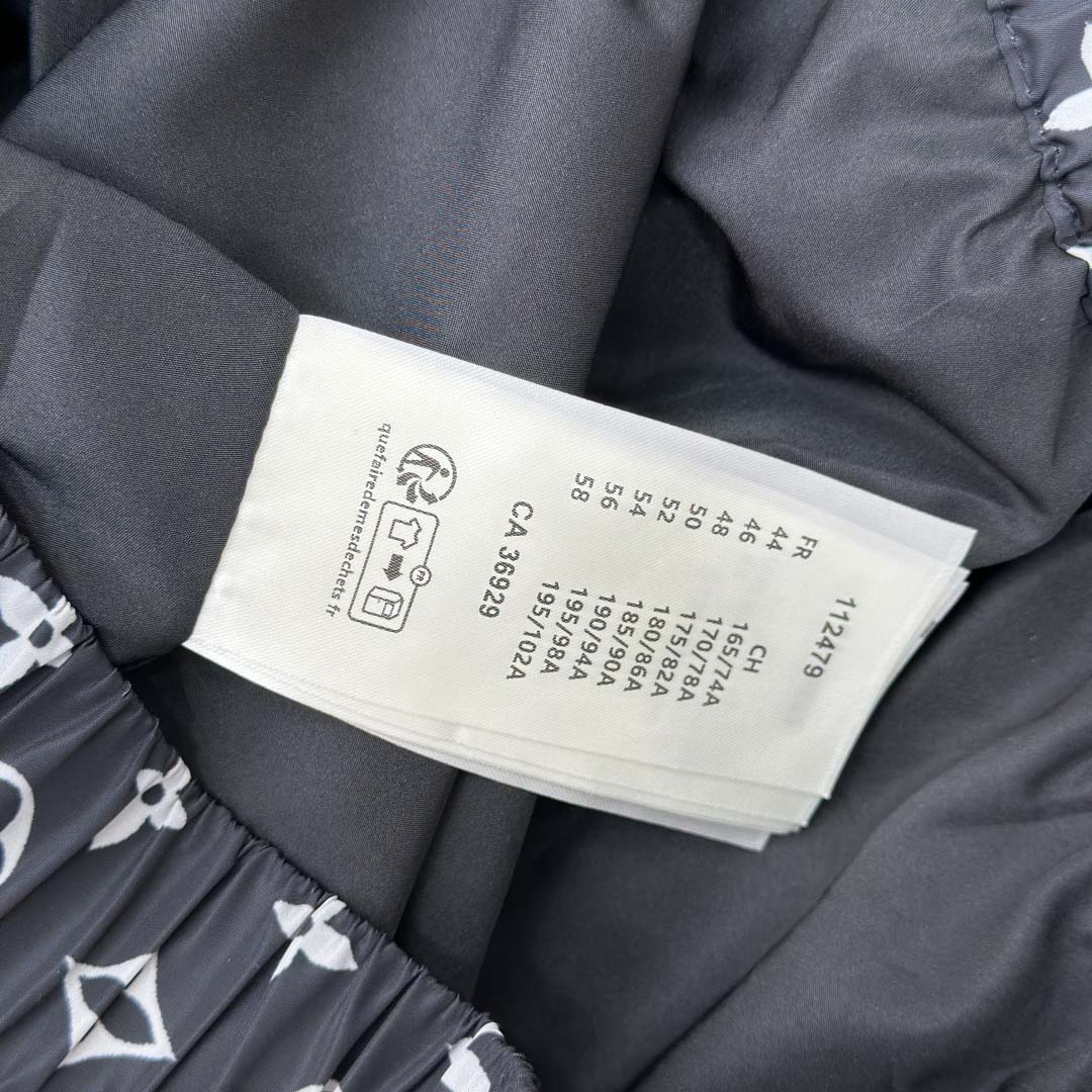 Louis Vuitton Monogram Printed Nylon Tracksuit Top   1AILQ5 - FashionPlug