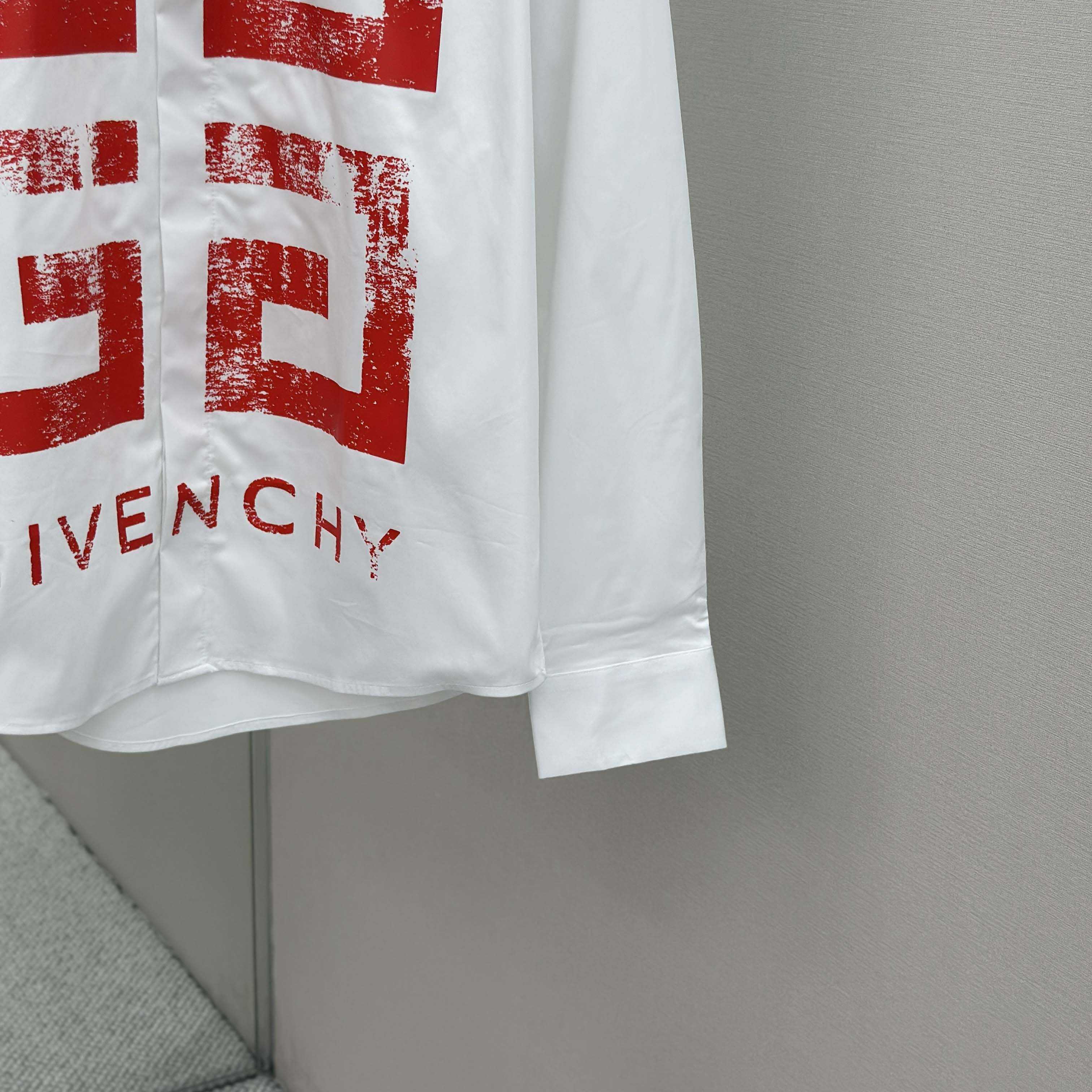Givenchy Cotton Shirt with 4G Stars - FashionPlug