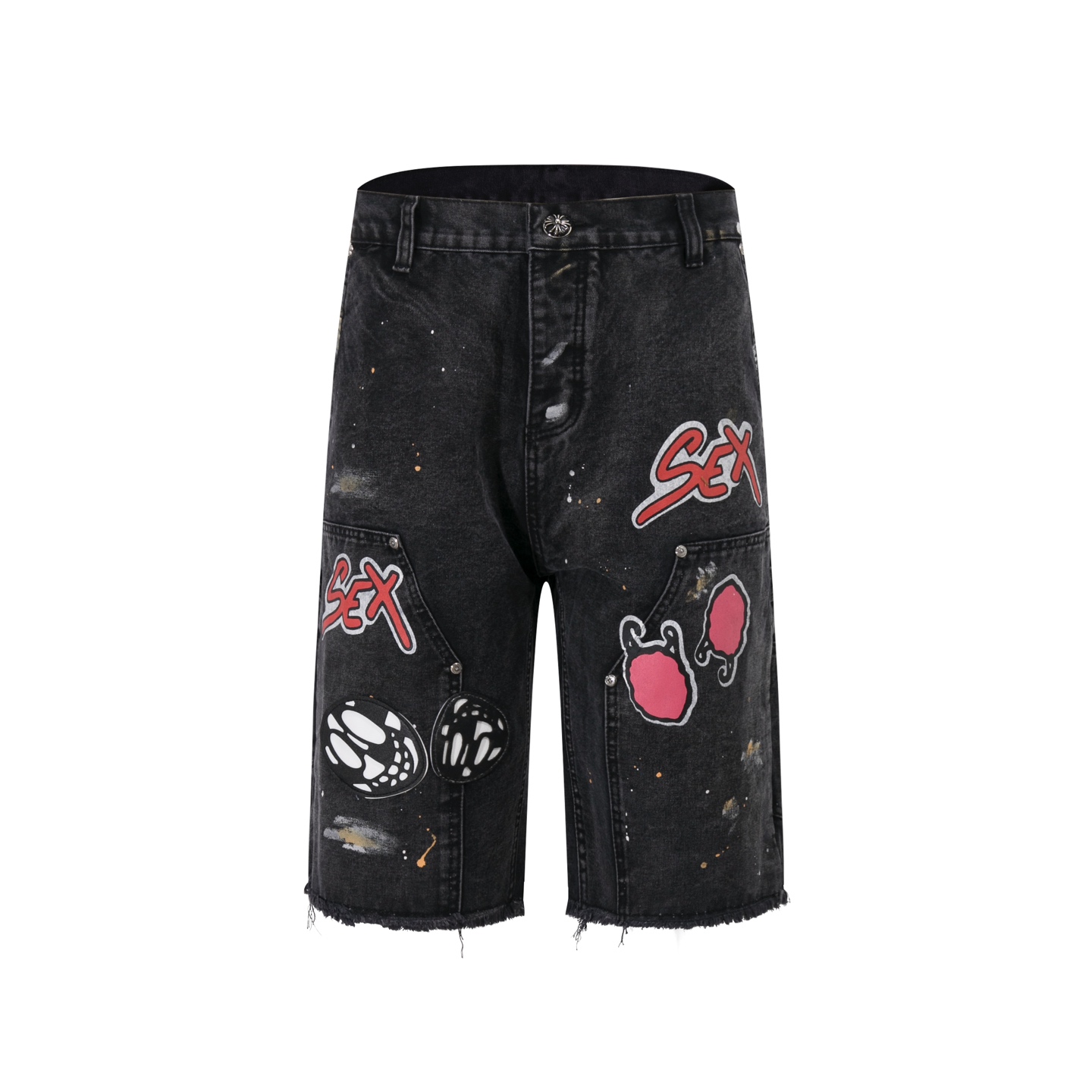 Chrome Hearts Denim Shorts - FashionPlug