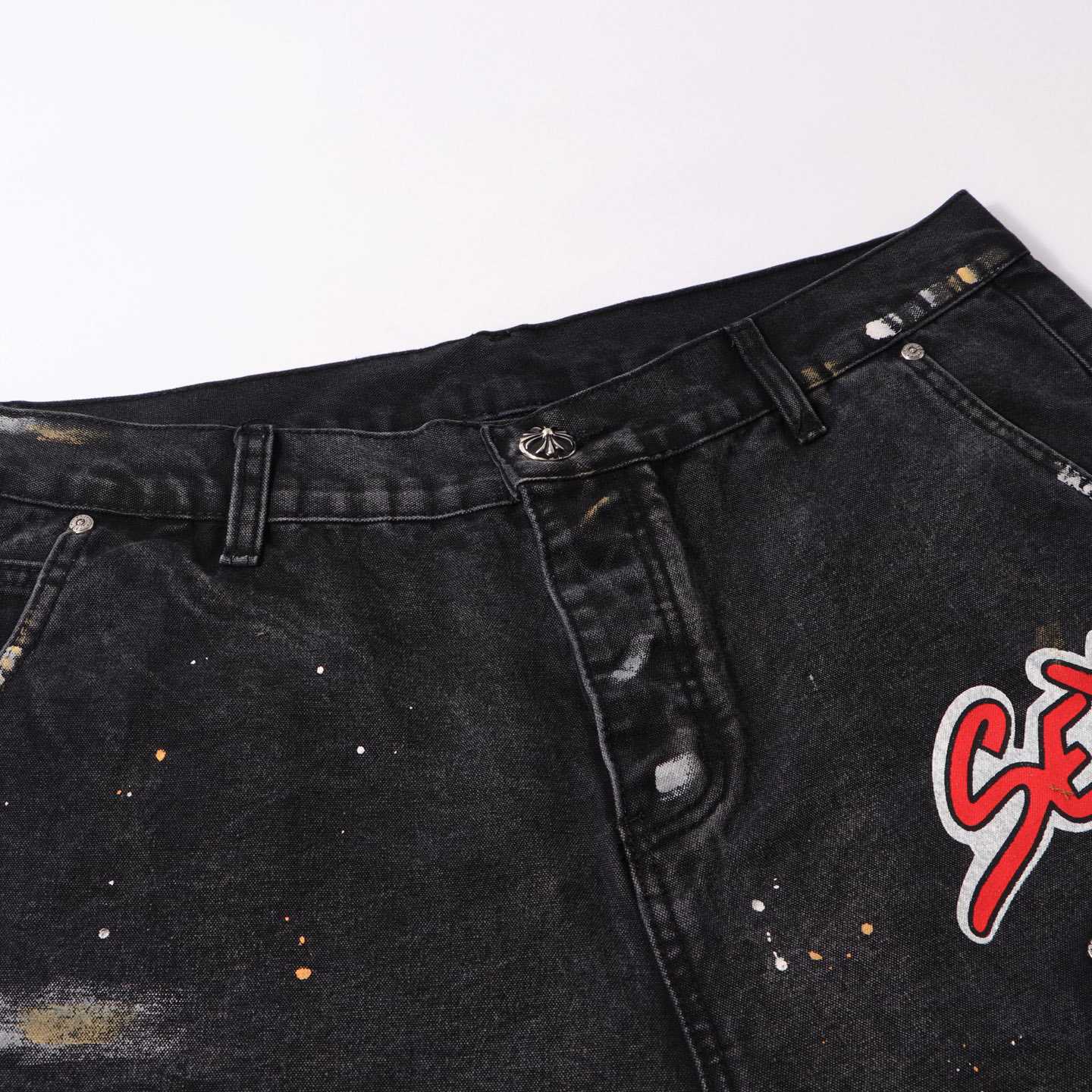Chrome Hearts Denim Shorts - FashionPlug