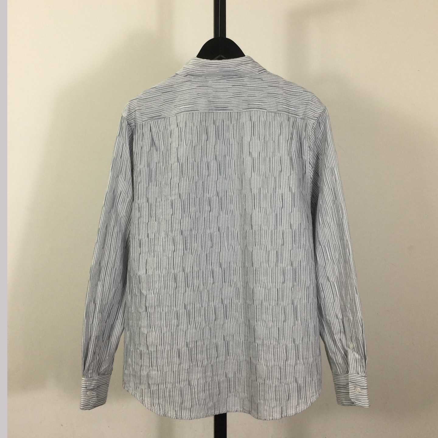Loewe Striped Long-Sleeve Shirt 'Blue/White' - FashionPlug