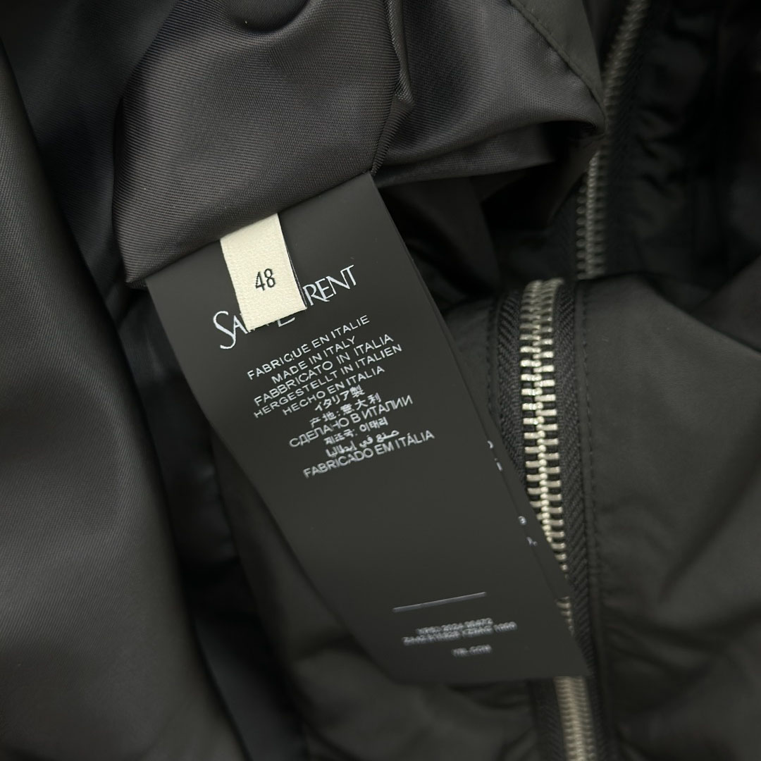 Saint Laurent Blouson In Serge - FashionPlug