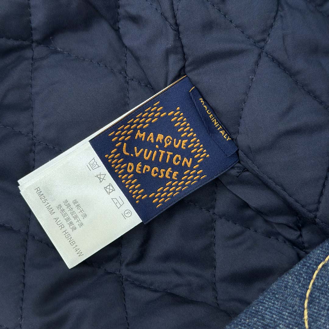 Louis Vuitton Embroidered Denim Blouson   1AILM5 - FashionPlug