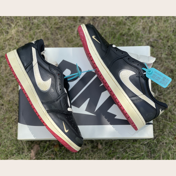 Nigel Sylvester x Jordan Air Jordan 1 Low OG Nitro Better With Time    IB8958-001 - FashionPlug