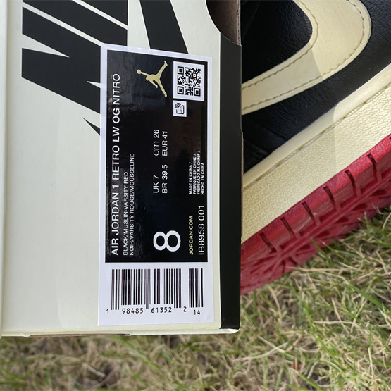 Nigel Sylvester x Jordan Air Jordan 1 Low OG Nitro Better With Time    IB8958-001 - FashionPlug