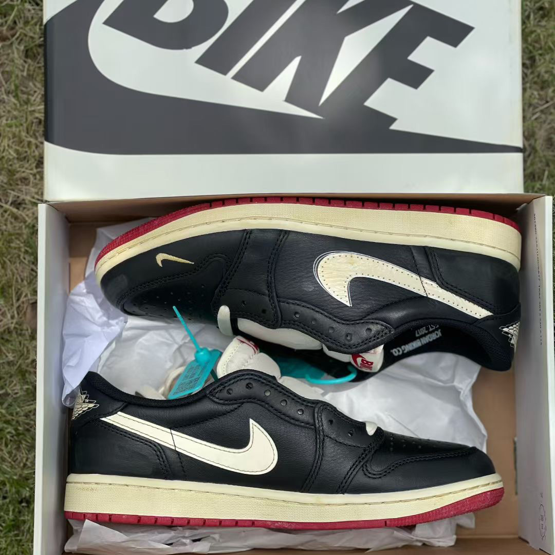 Nigel Sylvester x Jordan Air Jordan 1 Low OG Nitro Better With Time    IB8958-001 - FashionPlug