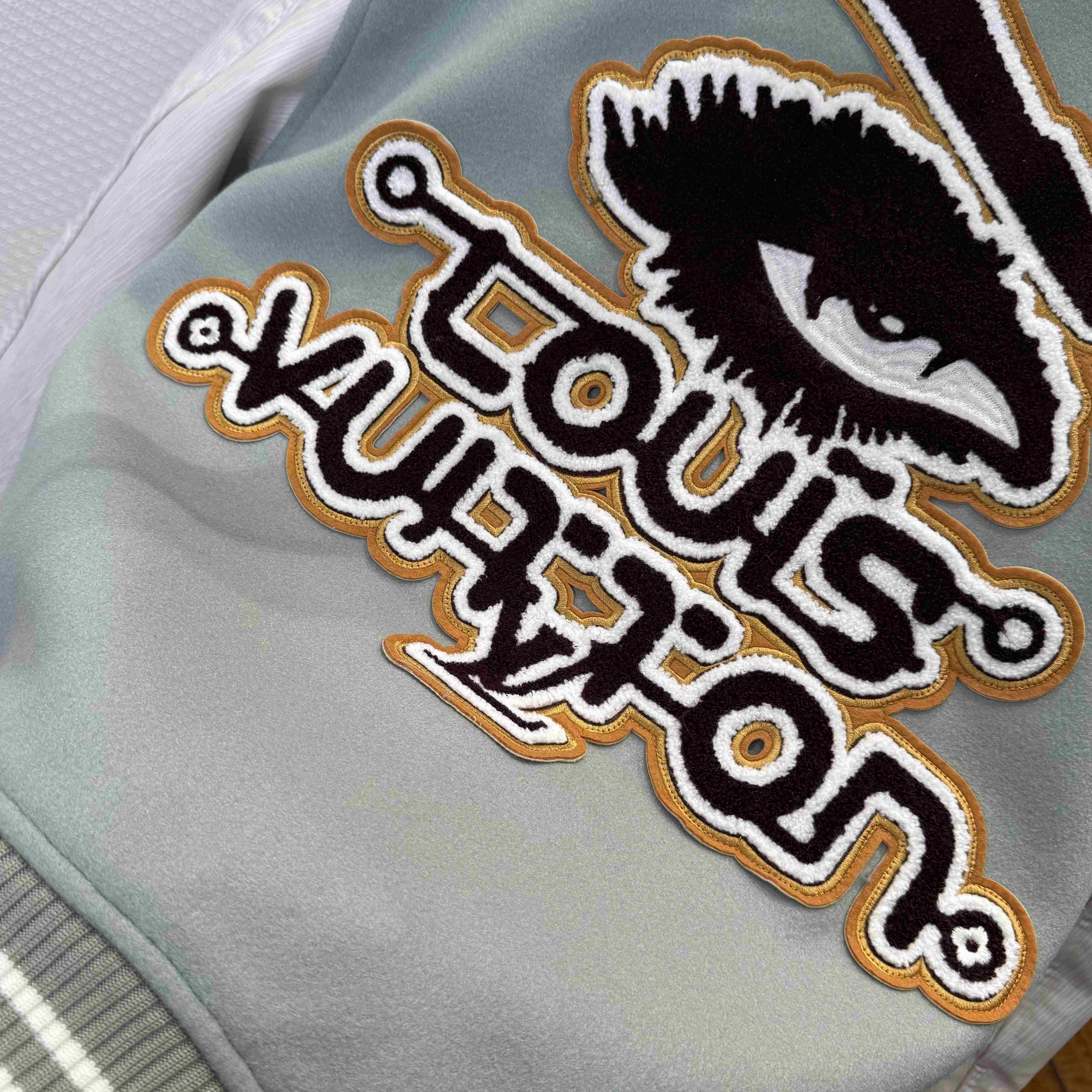 Louis Vuitton Varsity Leather Blouson   1ABY6D - FashionPlug