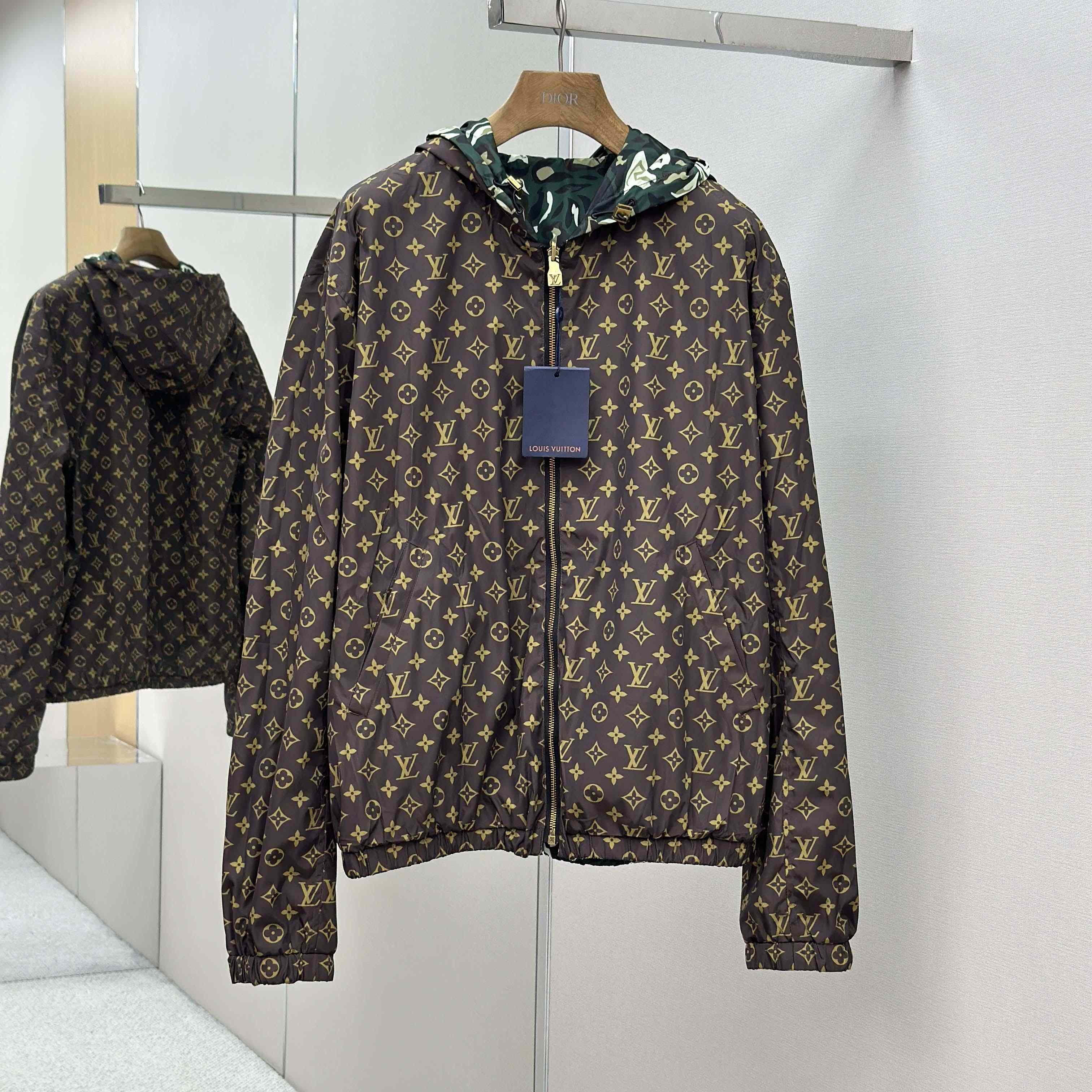 Louis Vuitton Monogram Reversible Windbreaker   1AILQT - FashionPlug