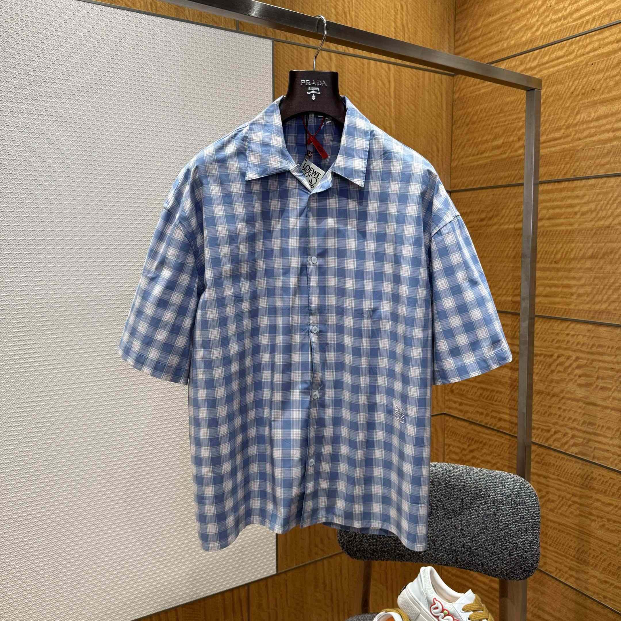 Loewe Short Sleeve Shirt - FashionPlug