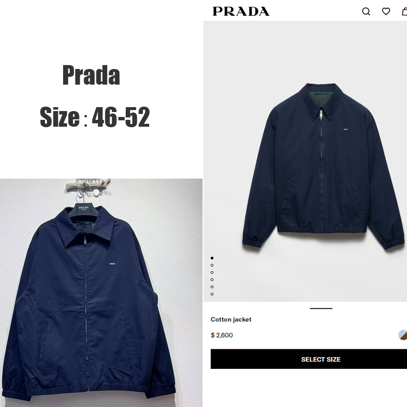 Prada Cotton Jacket - FashionPlug