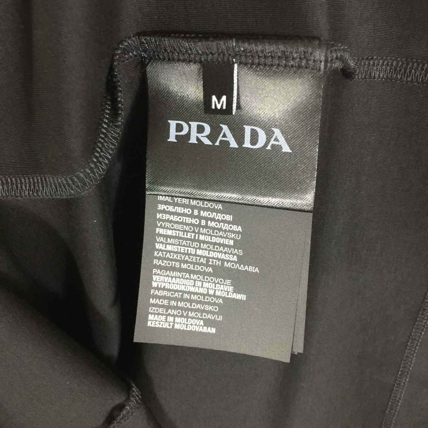 Prada Logo Cotton Tee - FashionPlug