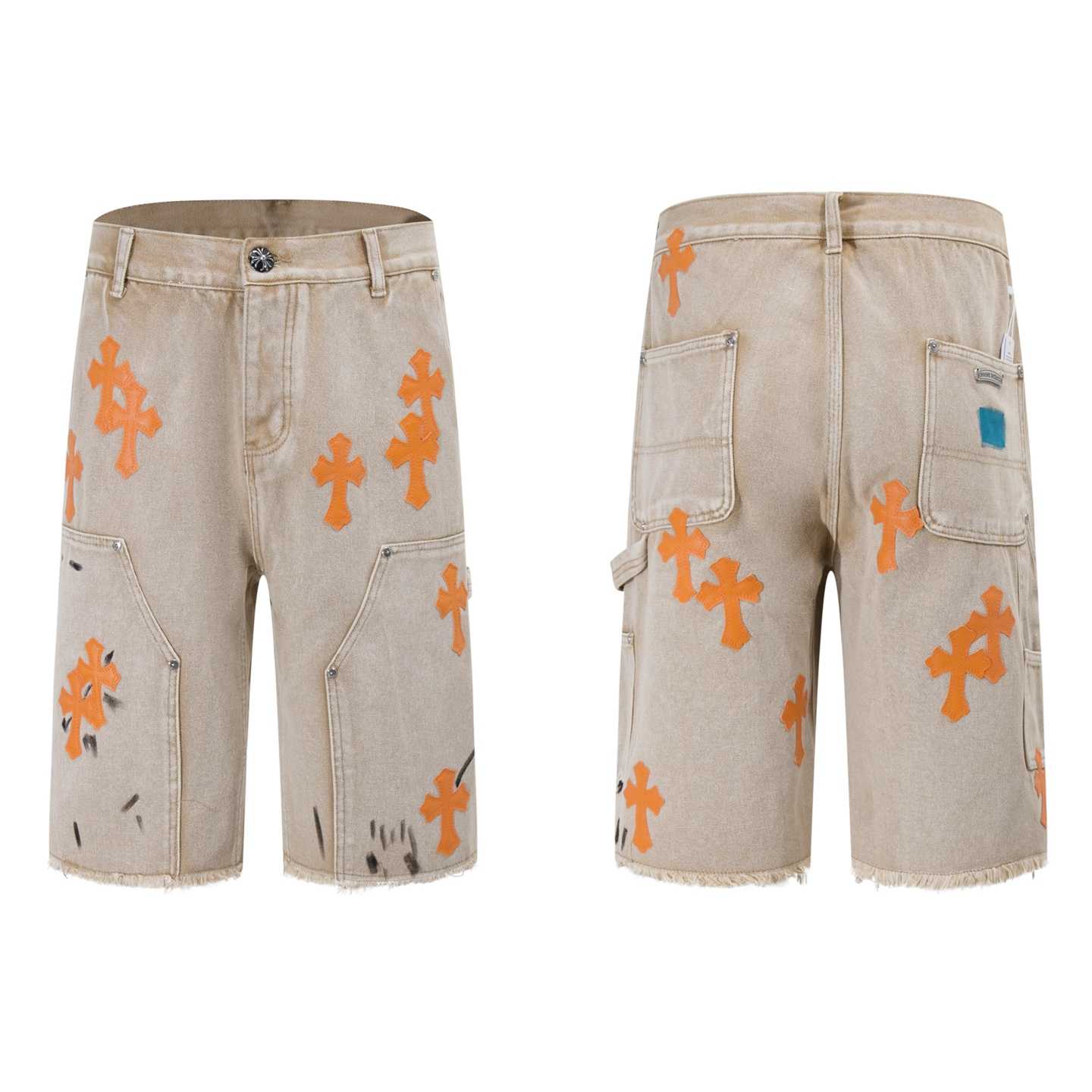 Chrome Hearts Denim Shorts - FashionPlug
