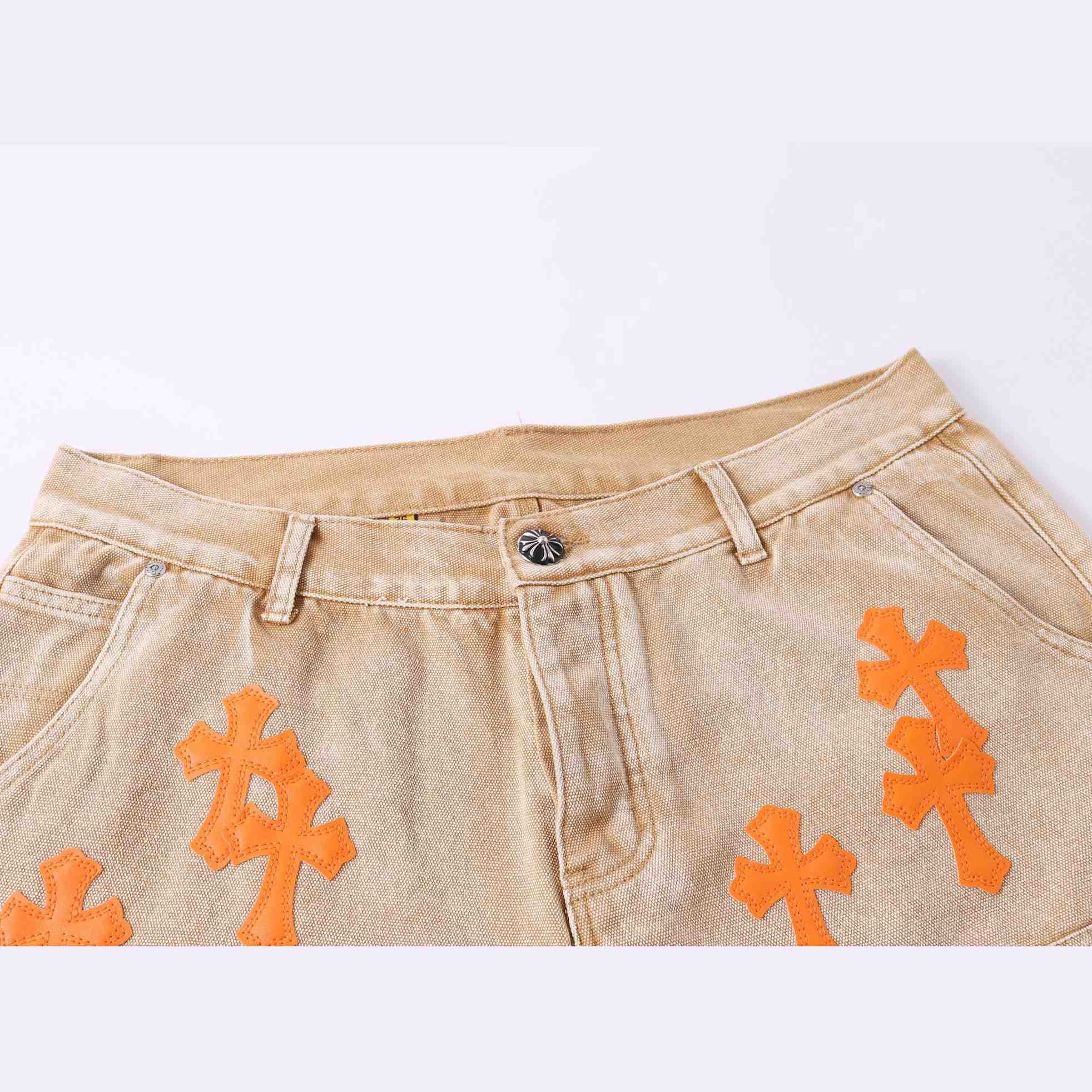 Chrome Hearts Denim Shorts - FashionPlug