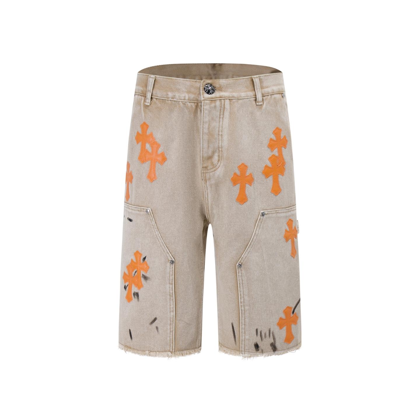 Chrome Hearts Denim Shorts - FashionPlug
