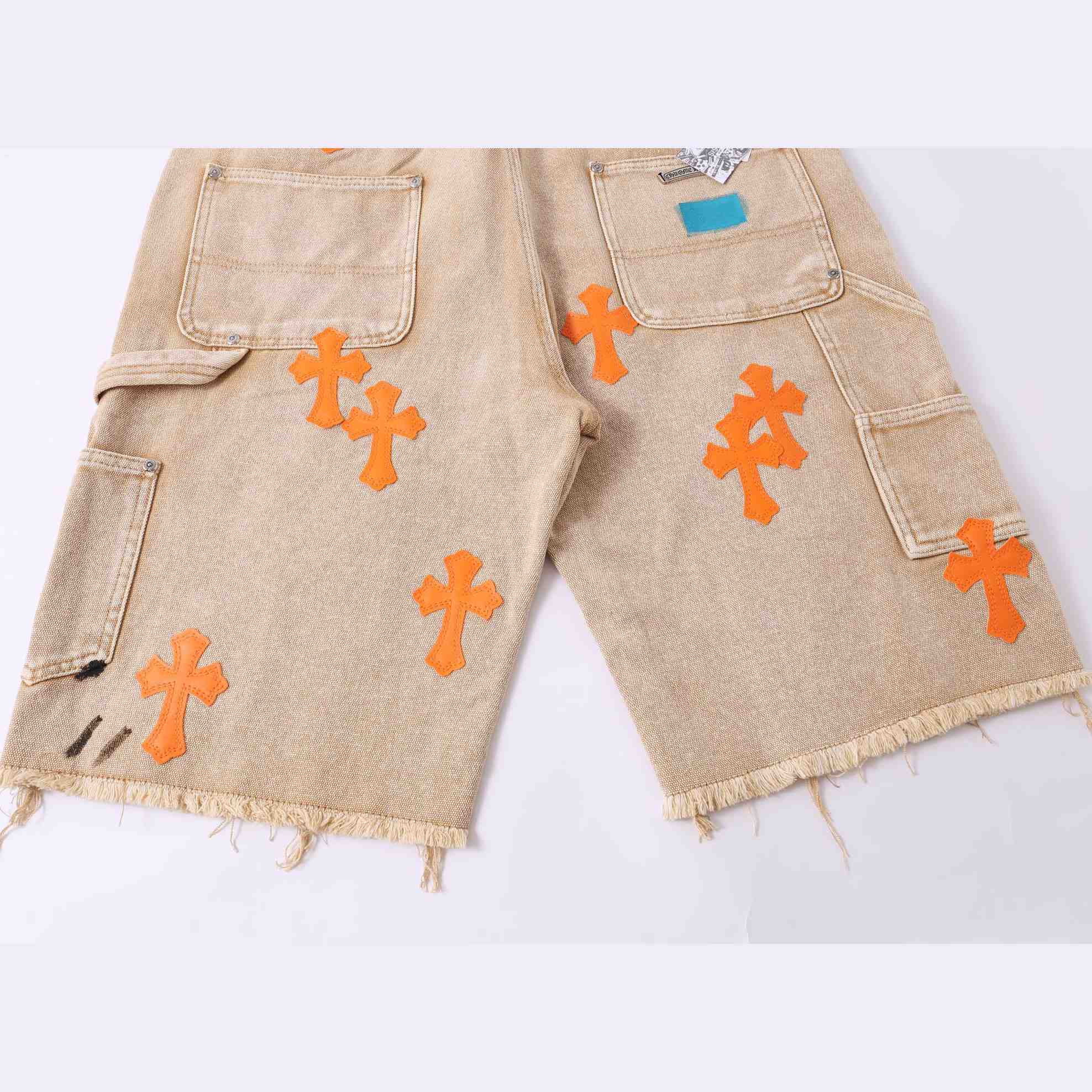 Chrome Hearts Denim Shorts - FashionPlug
