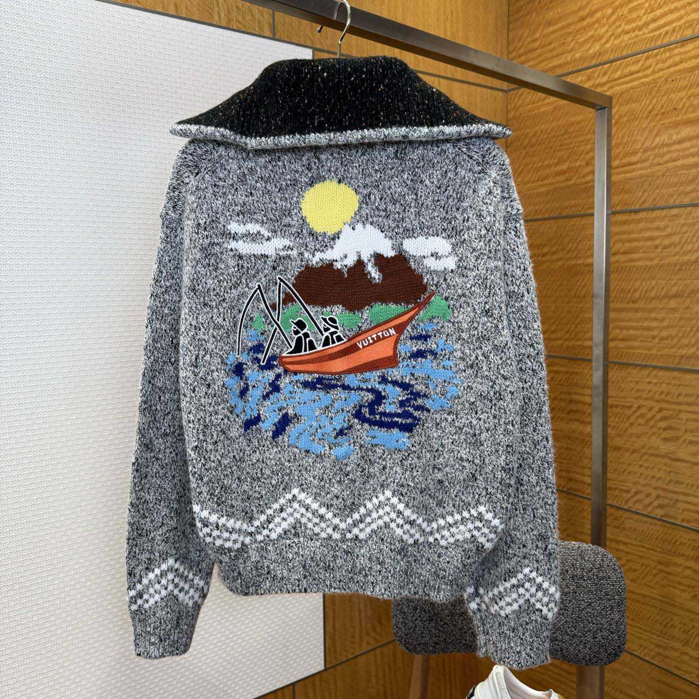 Louis Vuitton Zippered Knitted Blouson   1AIMD0 - FashionPlug