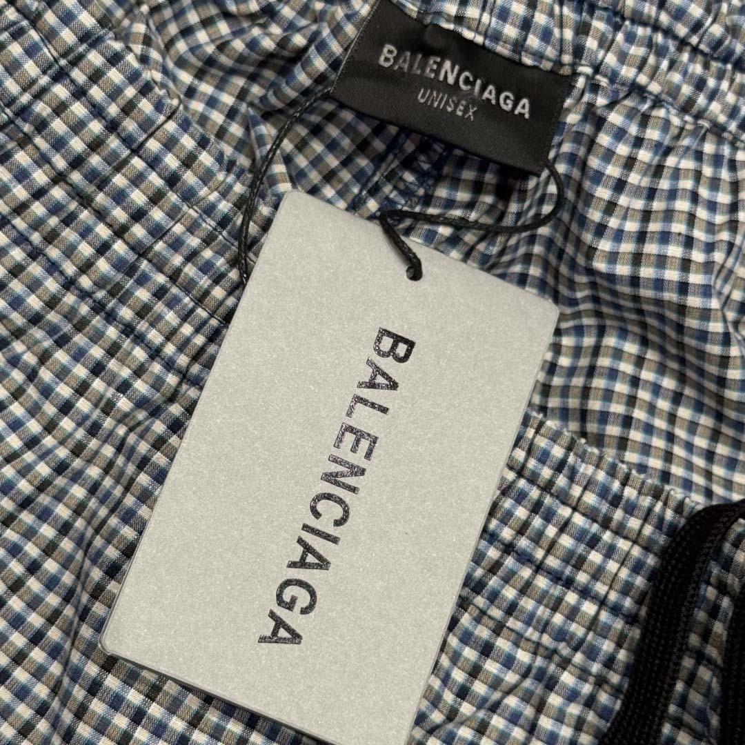 Balenciaga Tracksuit Pants In Blue And Beige - FashionPlug