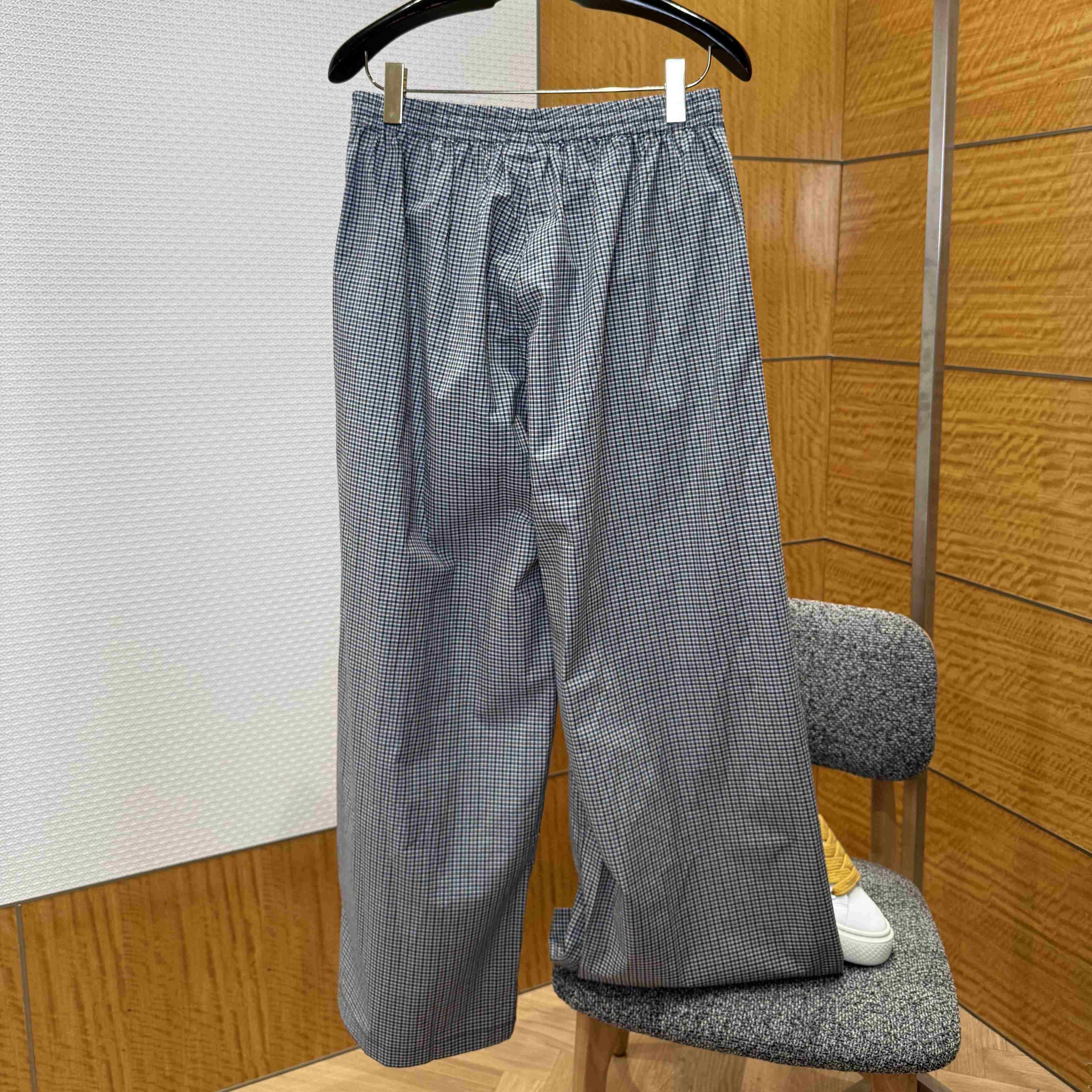 Balenciaga Tracksuit Pants In Blue And Beige - FashionPlug