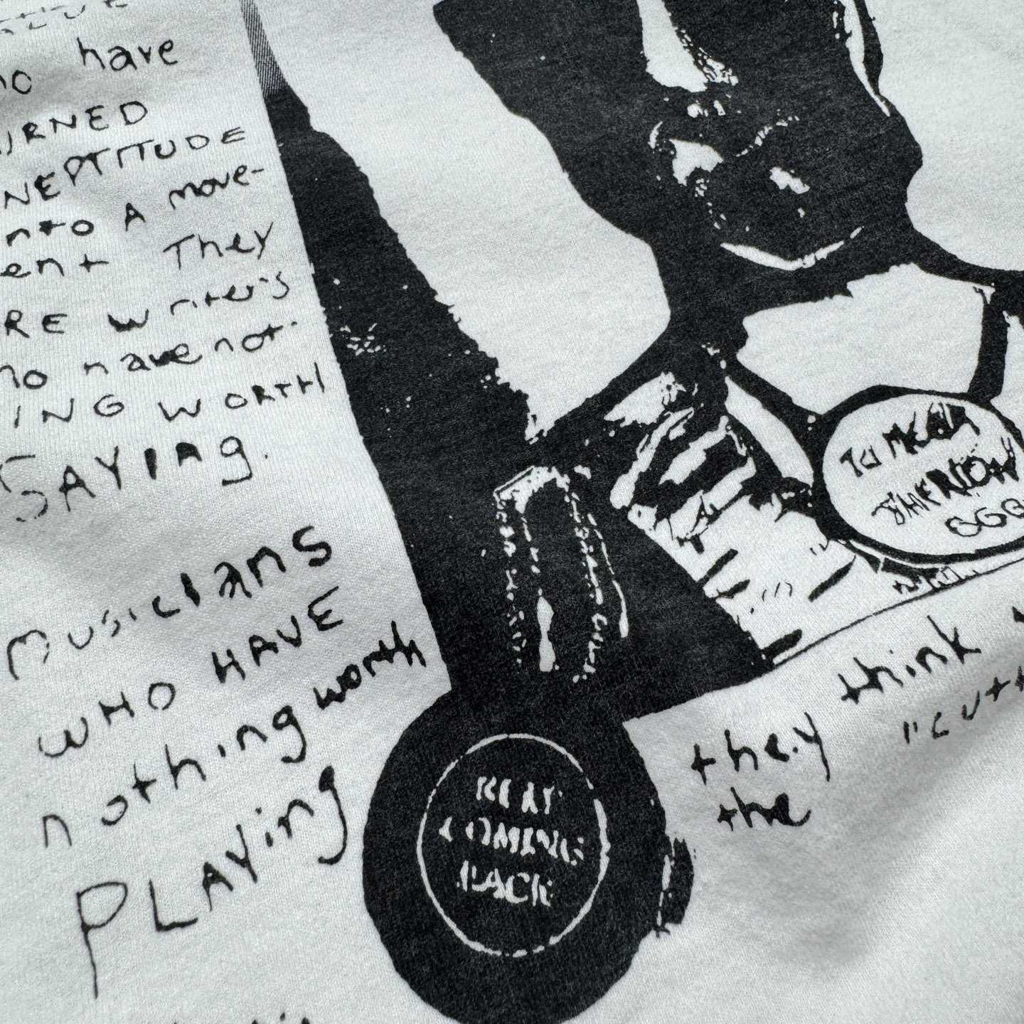 Enfants Riches Déprimés Do What Thou Wilt Long-Sleeve T-Shirt 'Faded White' - FashionPlug