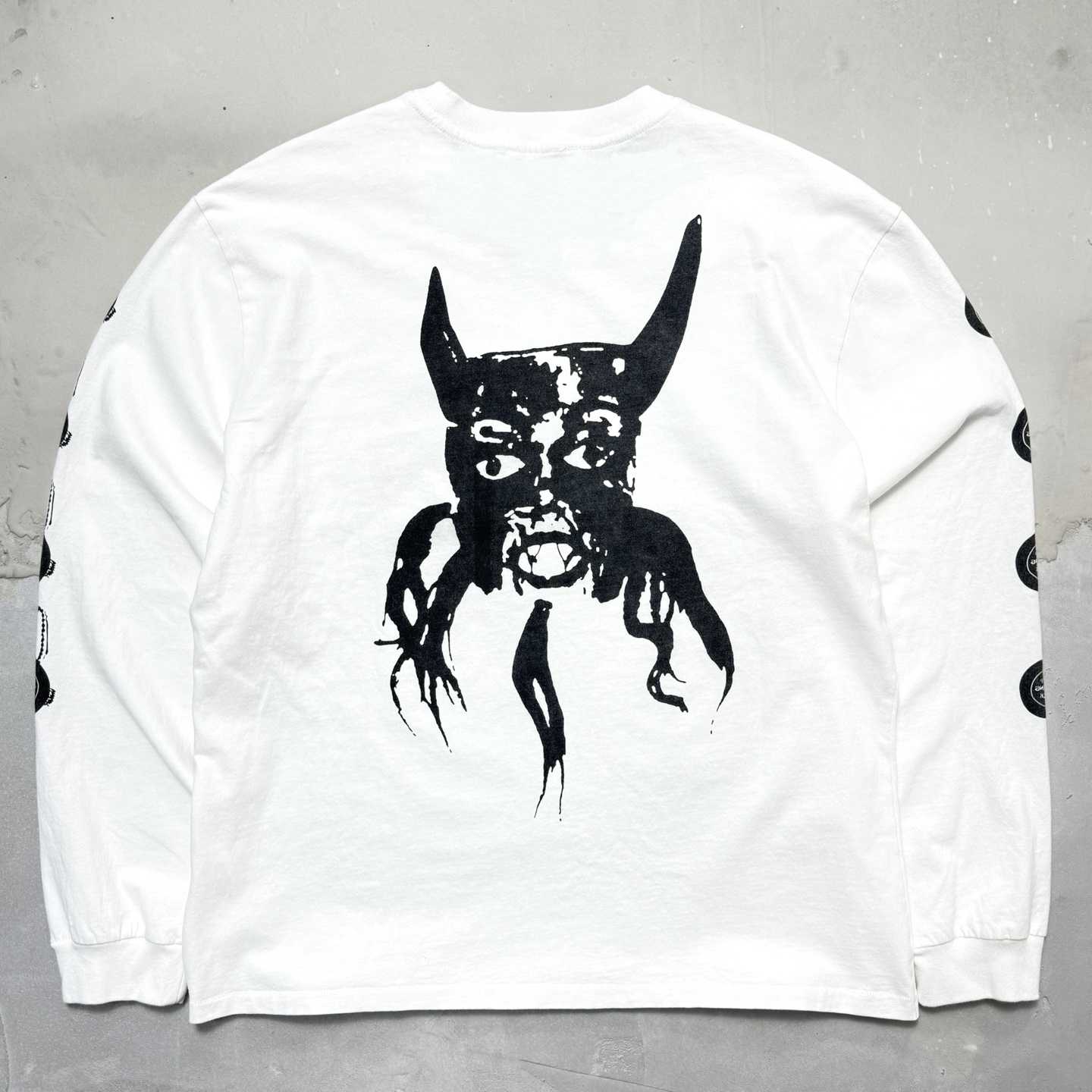 Enfants Riches Déprimés Do What Thou Wilt Long-Sleeve T-Shirt 'Faded White' - FashionPlug