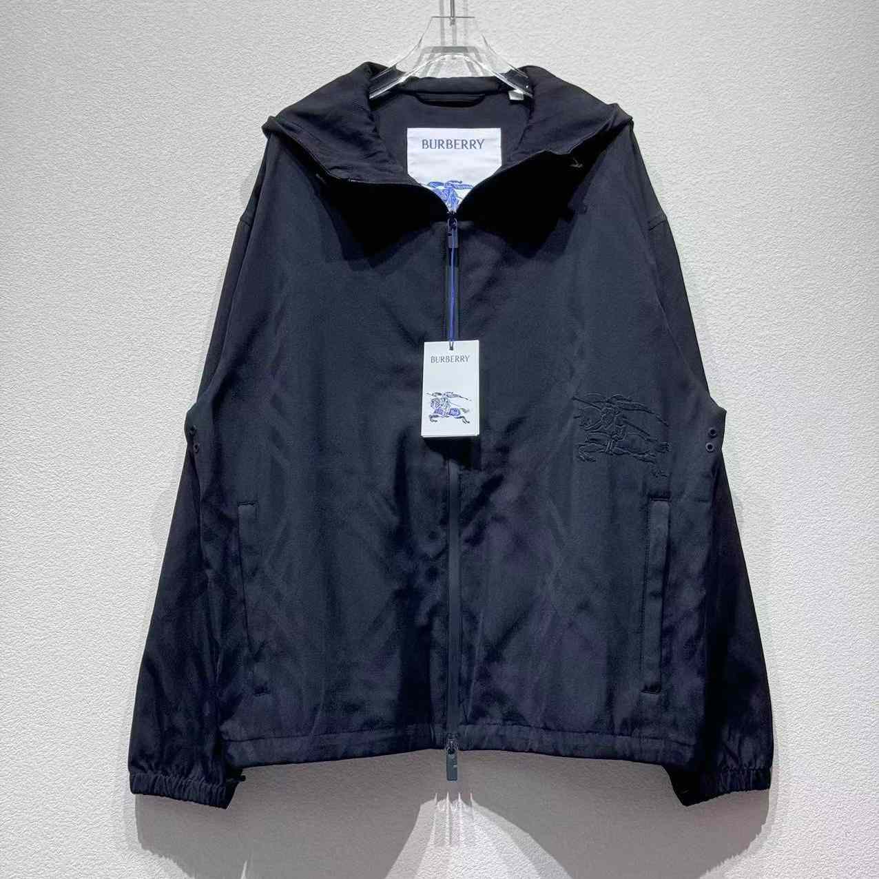 Burberry Nylon Cotton Hooded Jacket - FashionPlug