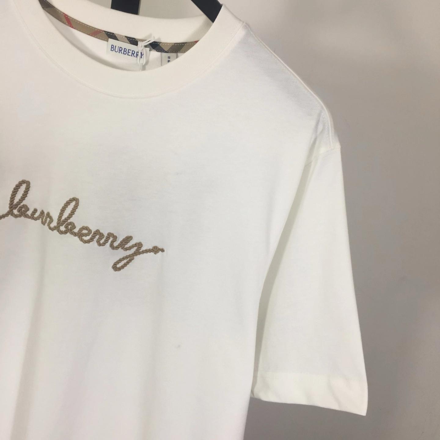 Burberry Check EKD Cotton T-shirt - FashionPlug
