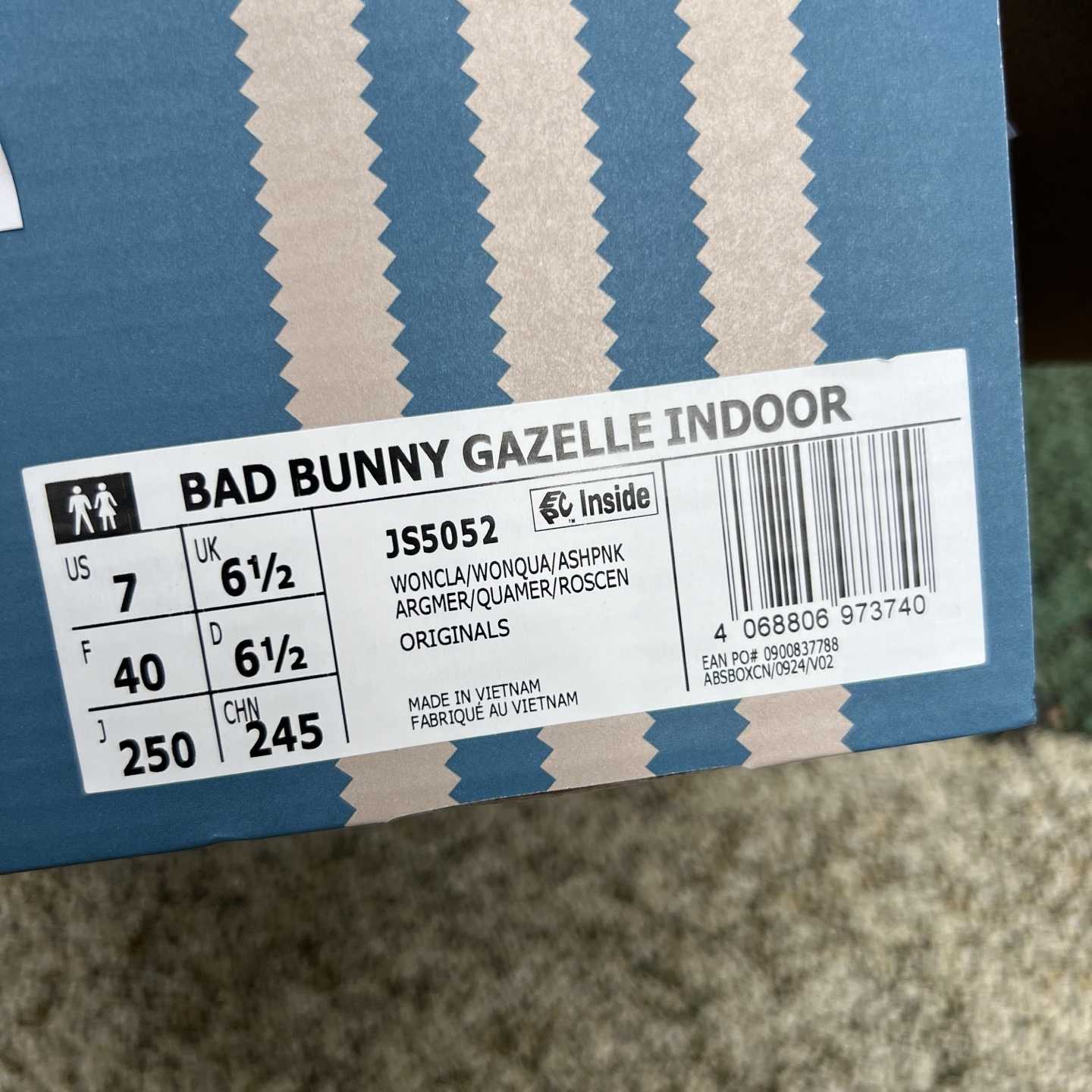 Bad Bunny x Adidas Gazelle   JS5052 - FashionPlug