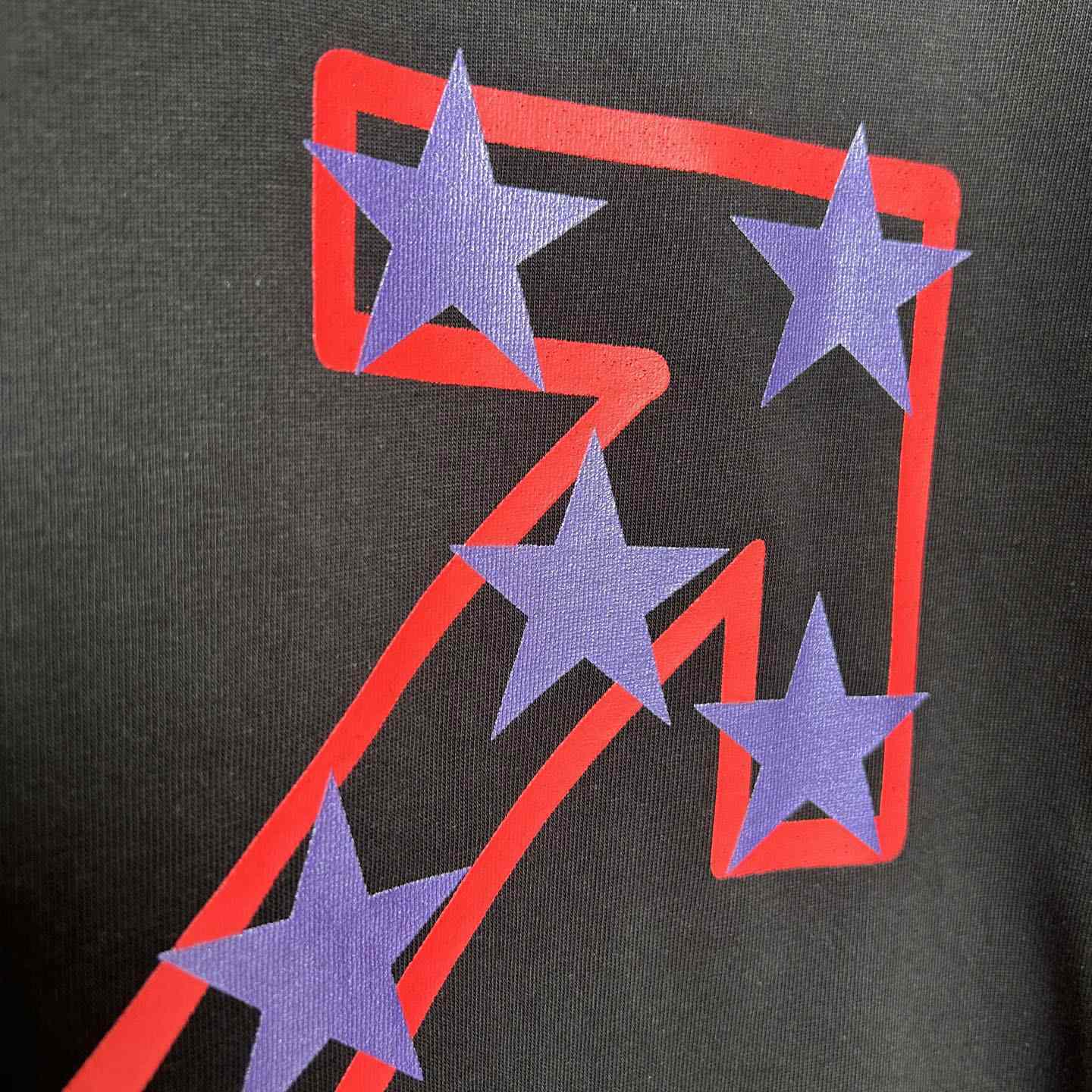Off-White Black Starry Arrow T-Shirt - FashionPlug