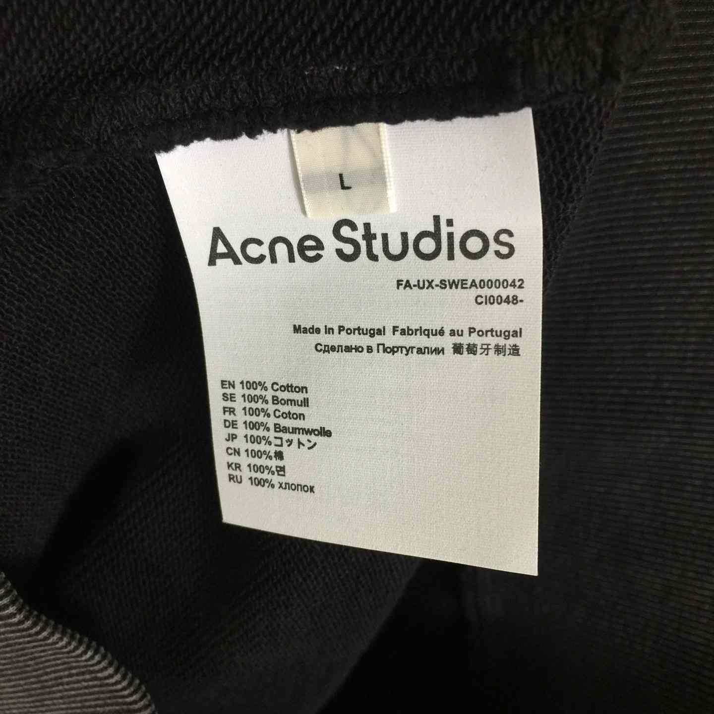 Acne Studios Printed Logo Sweatshirt - FashionPlug