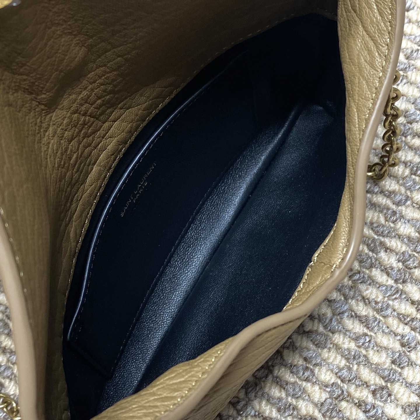 Saint Laurent Cassandre Chain Pouch In Lambskin - FashionPlug