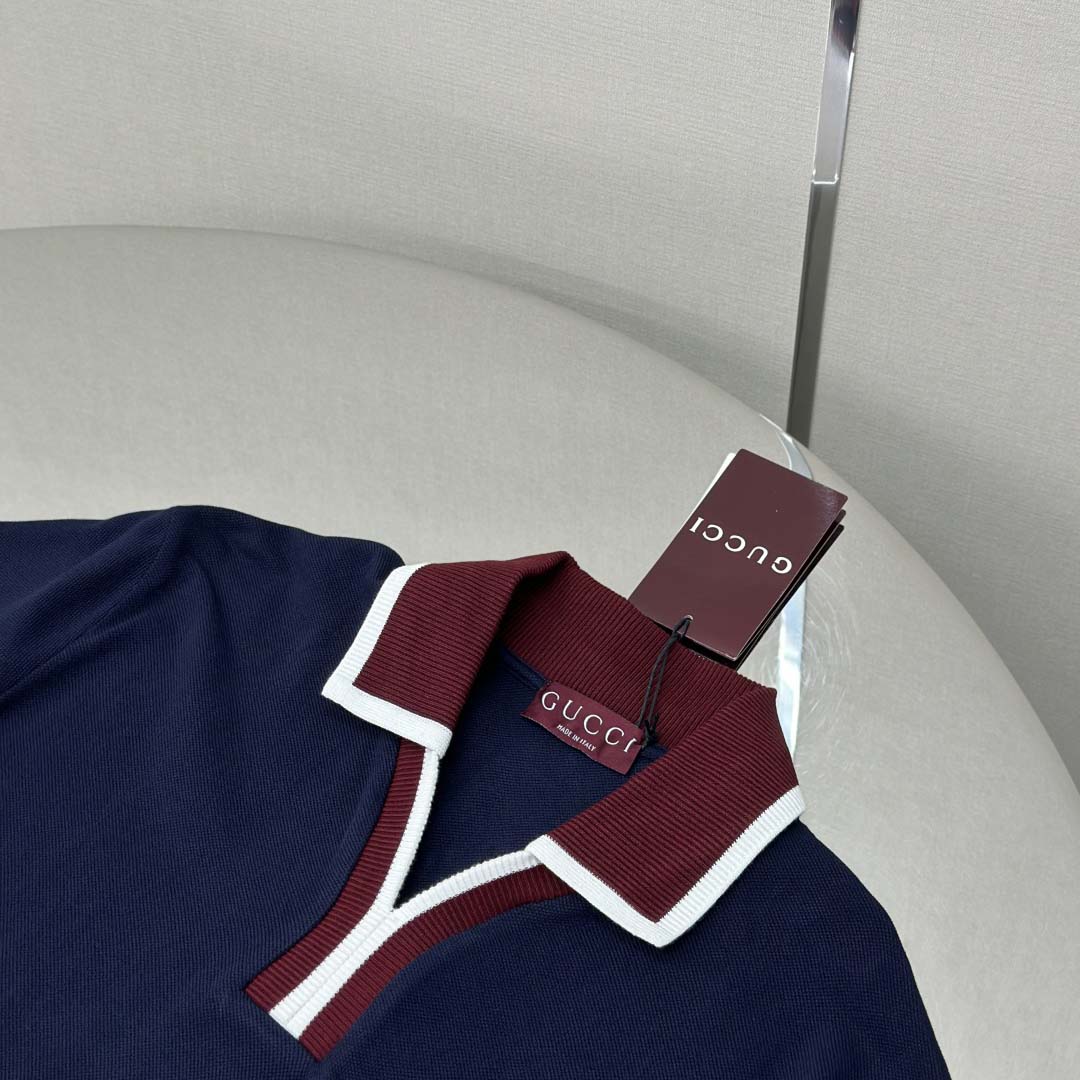 Gucci Cotton Piquet Polo Shirt - FashionPlug