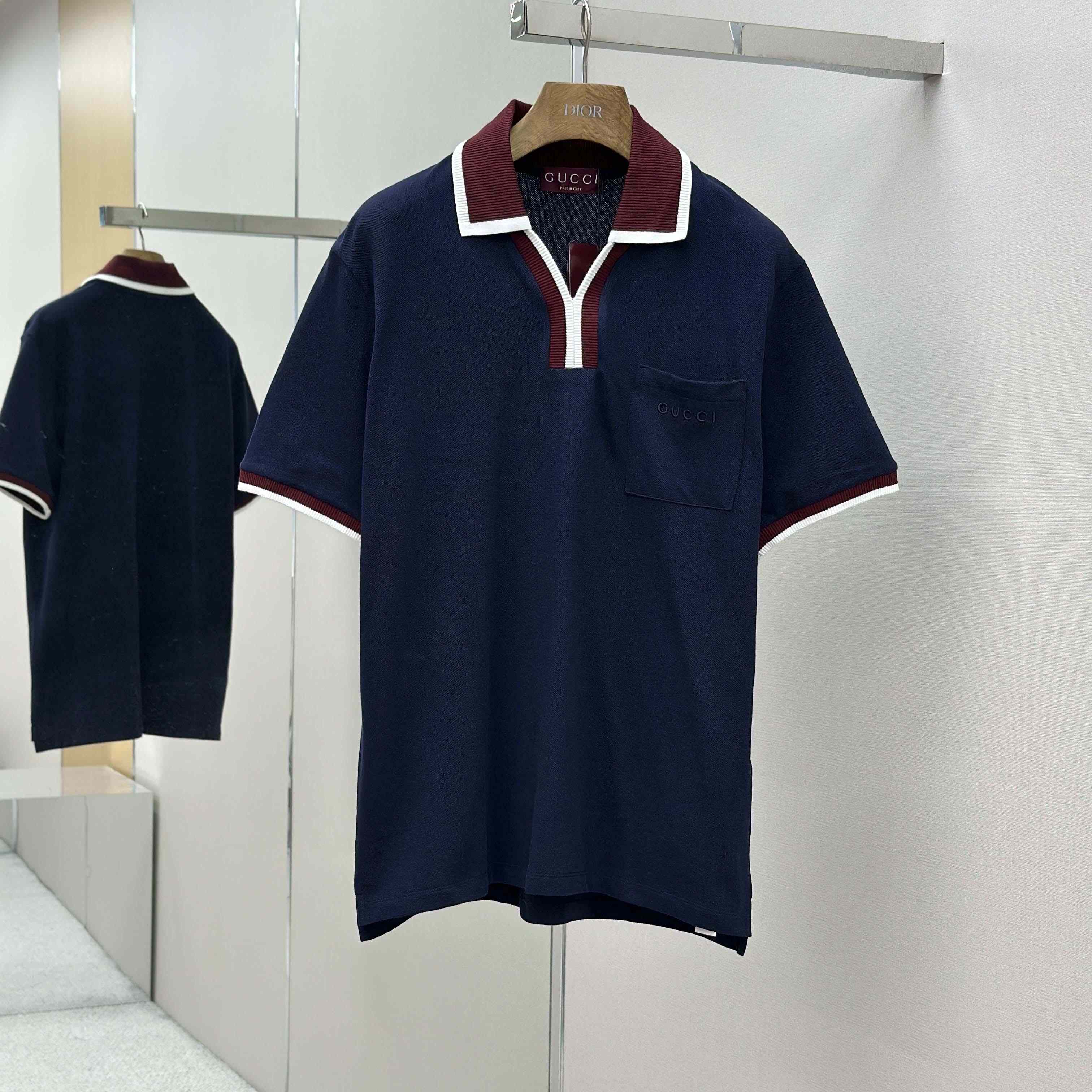 Gucci Cotton Piquet Polo Shirt - FashionPlug