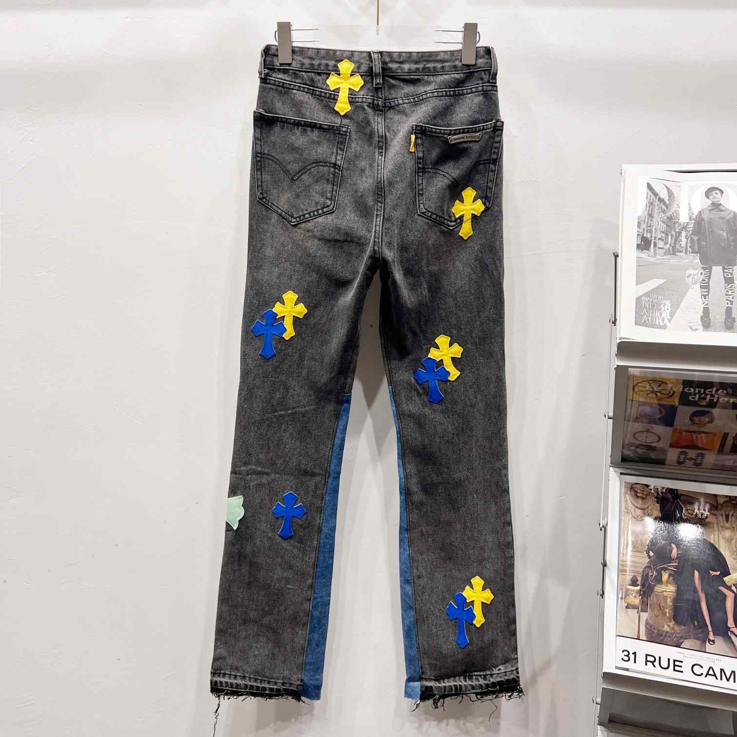 Gallery Dept. x Chrome Hearts Jeans - FashionPlug