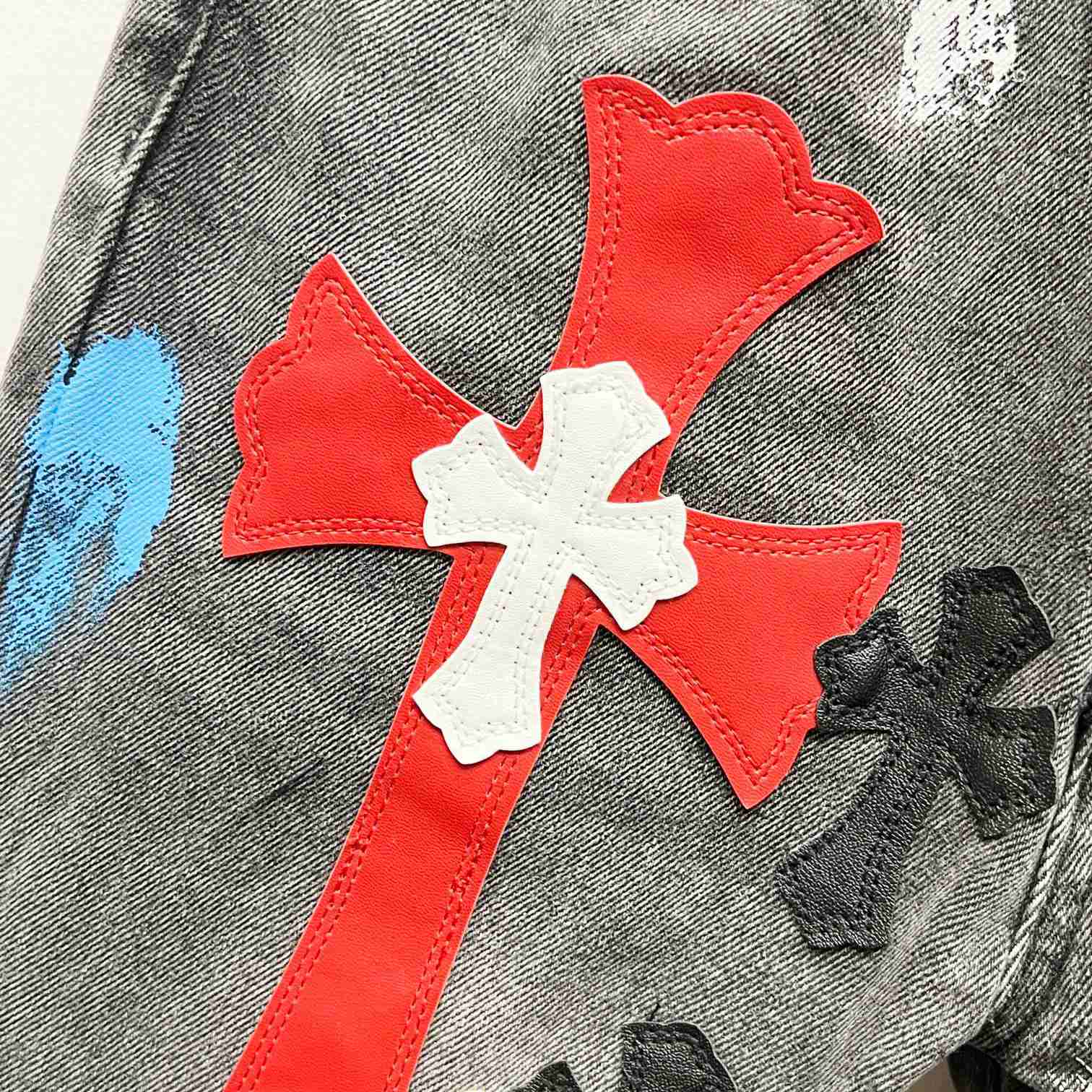 Gallery Dept. x Chrome Hearts Jeans - FashionPlug