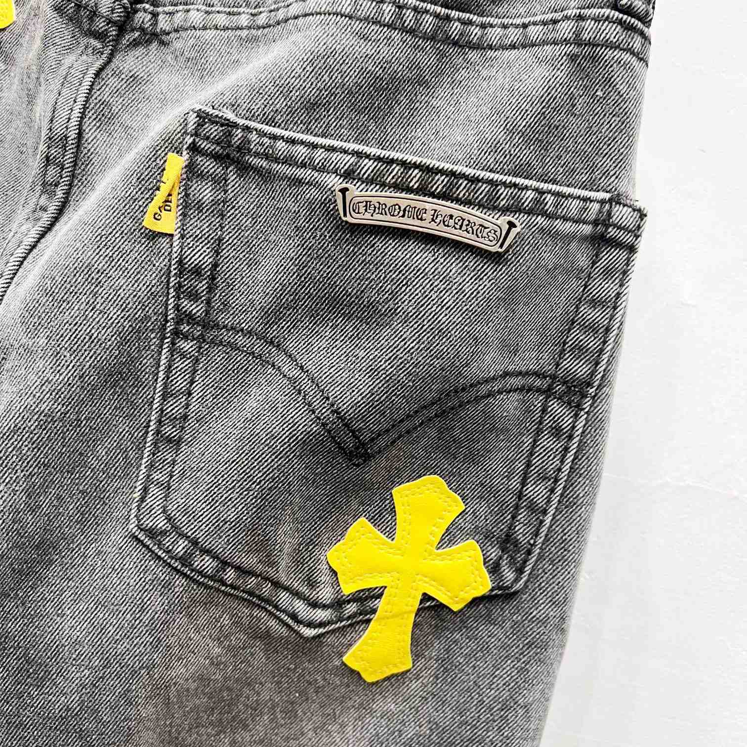 Gallery Dept. x Chrome Hearts Jeans - FashionPlug