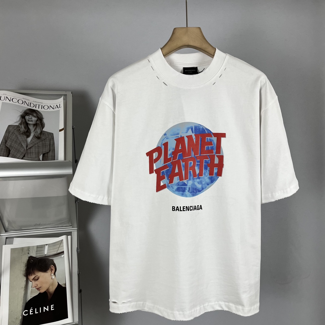 Balenciaga Planet Earth T-shirt - FashionPlug