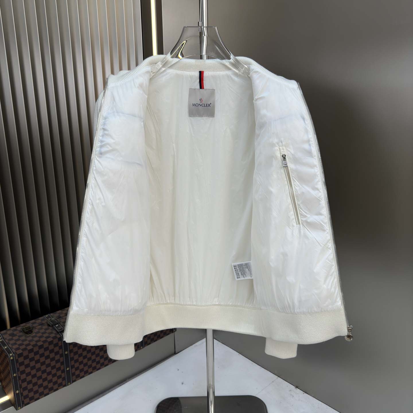 Moncler Color Block Zip Cardigan  - FashionPlug