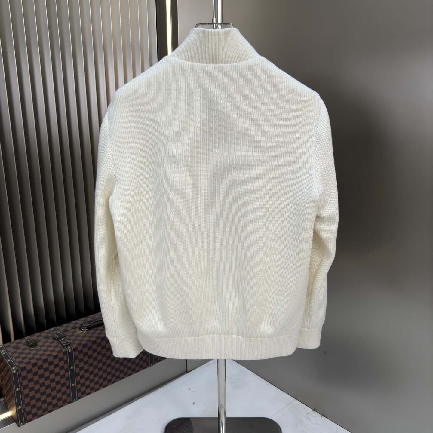 Moncler Color Block Zip Cardigan  - FashionPlug